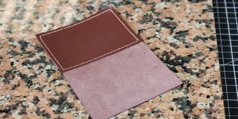 tuto portefeuille en cuir