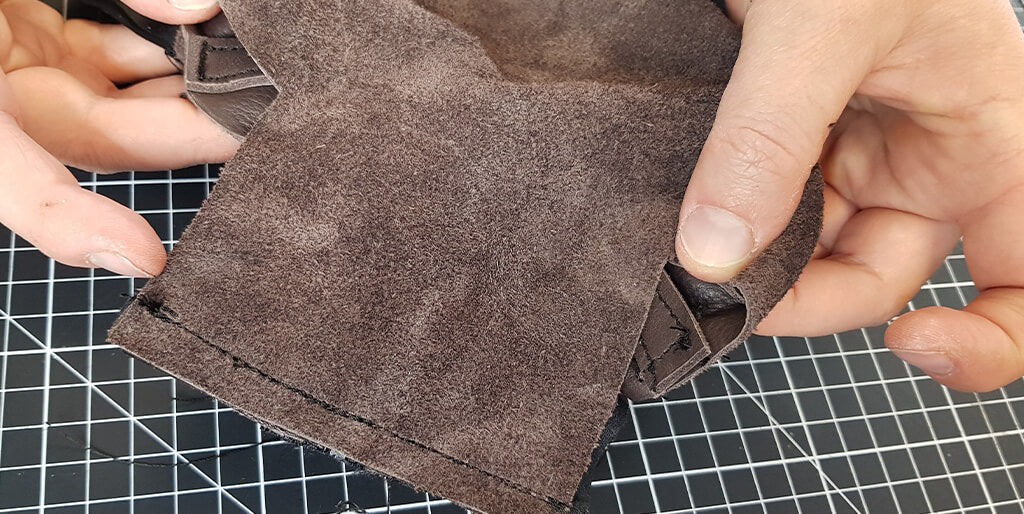 DIY Kulturbeutel aus Leder