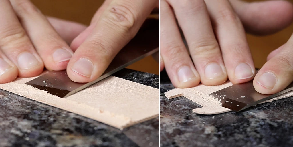 parage du cuir couteau à parer