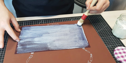 DIY pochette en cuir