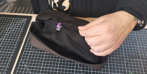 DIY Kulturbeutel aus Leder