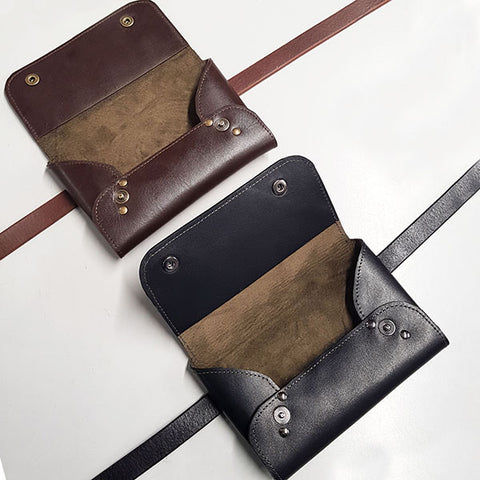 sac ceinture en cuir