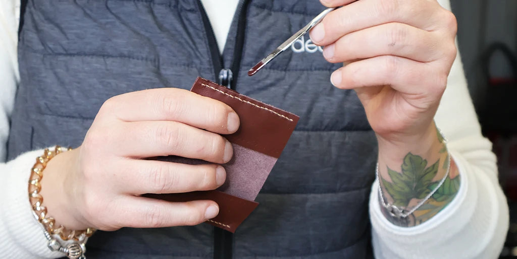 tuto portefeuille en cuir