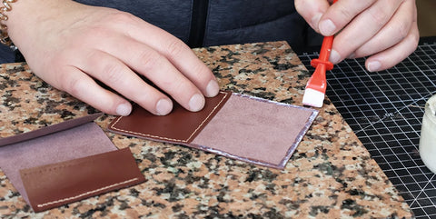tuto portefeuille en cuir
