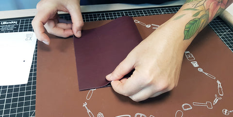 DIY pochette en cuir