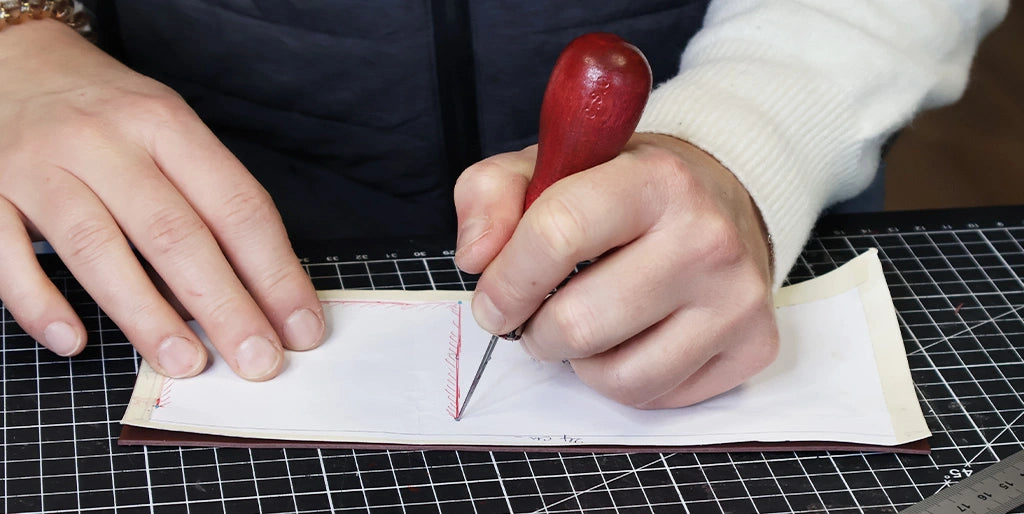 tuto portefeuille en cuir