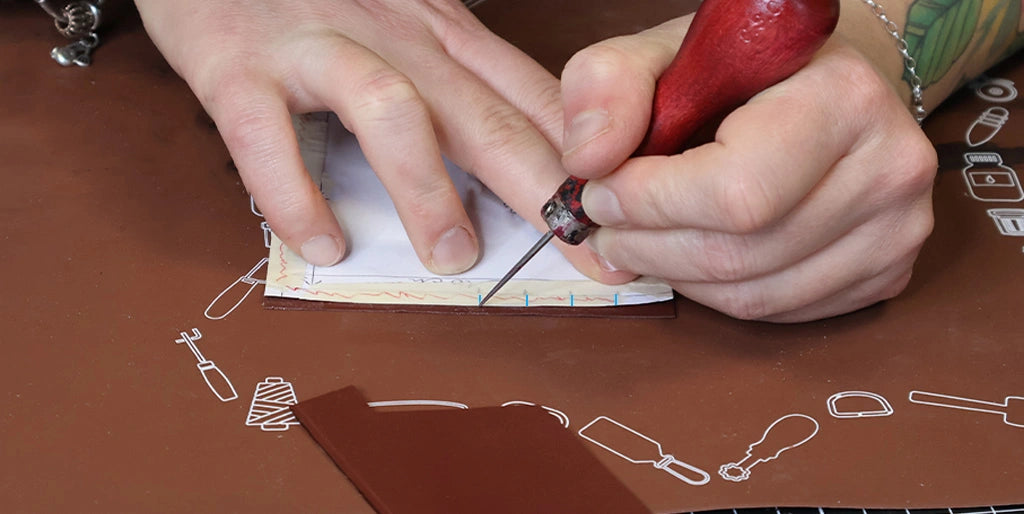 tuto portefeuille en cuir