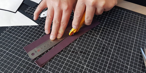 DIY trousse toilette cuir