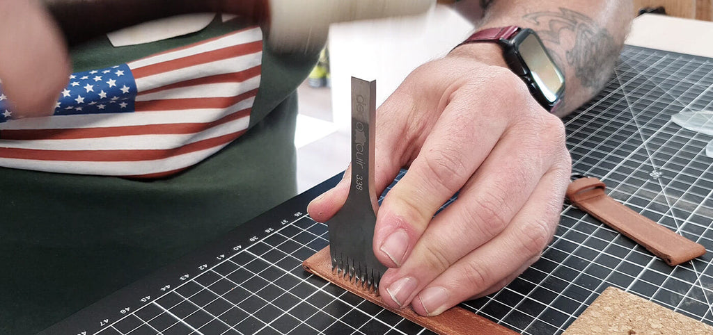 utilisation de griffe à frapper