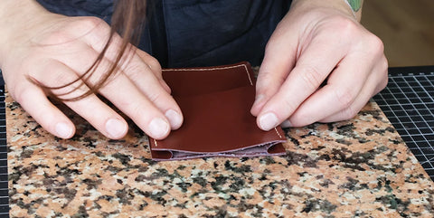 tuto portefeuille en cuir