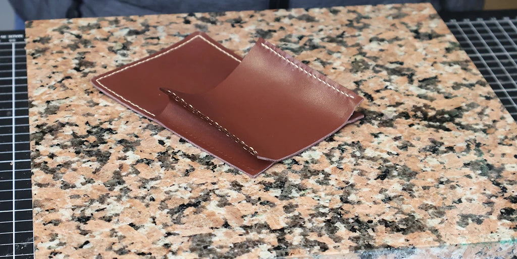 tuto portefeuille en cuir
