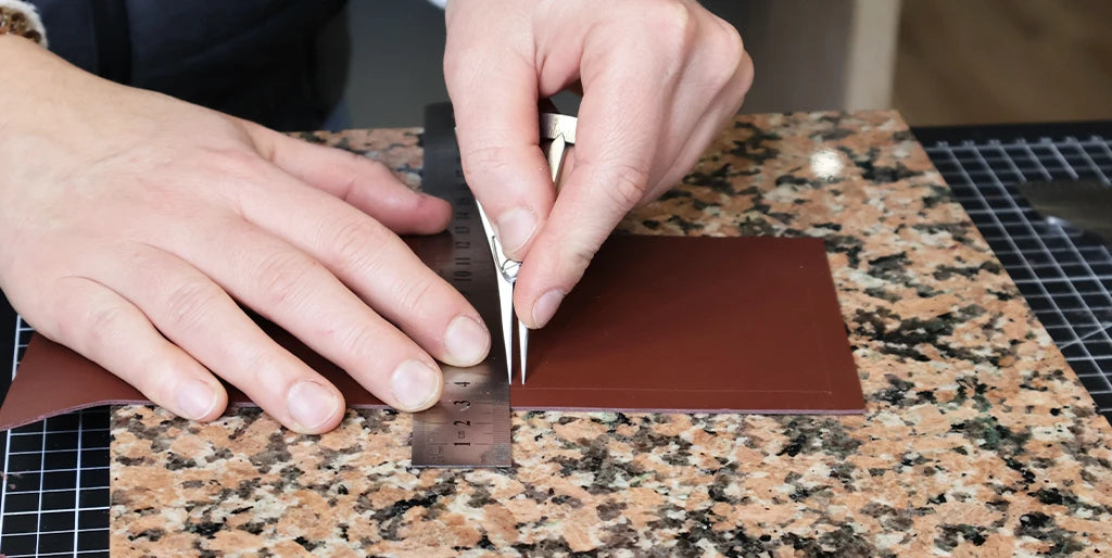 tuto portefeuille en cuir