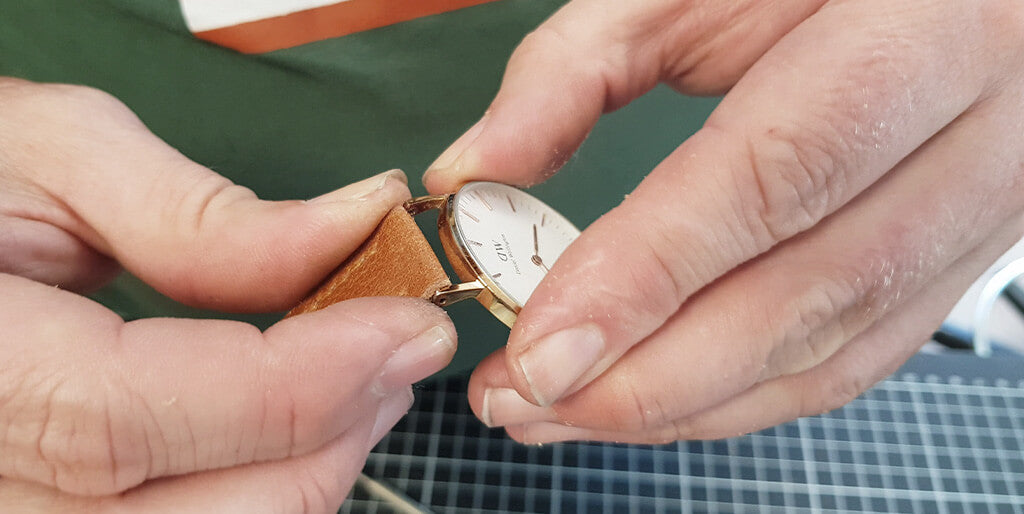 vérification de la largeur du bracelet