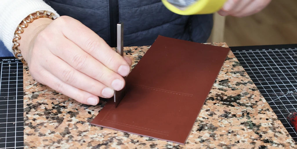 tuto portefeuille en cuir