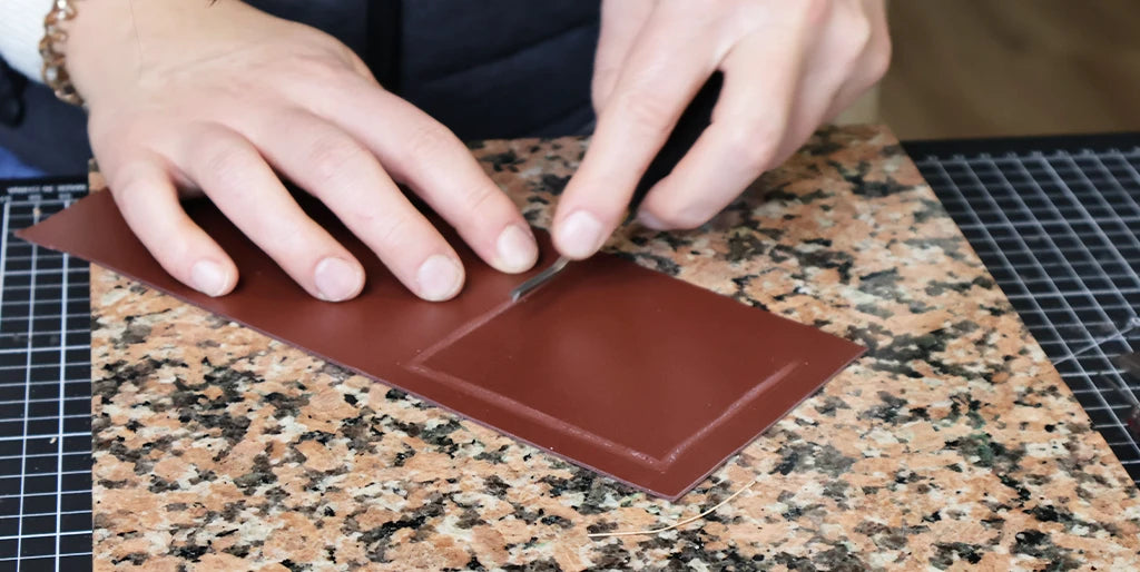 tuto portefeuille en cuir