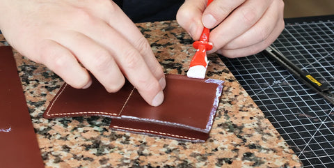 tuto portefeuille en cuir