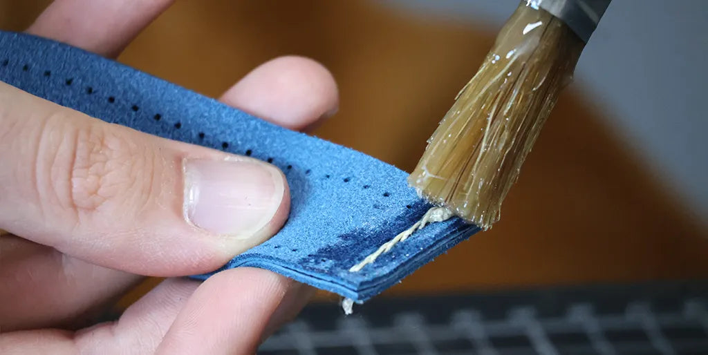 Glue the end
