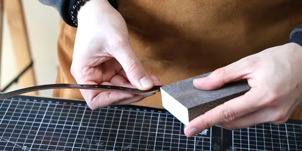 Sanding the edges