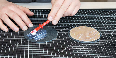 DIY sous verres en cuir