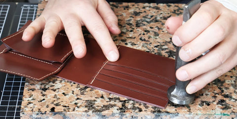 tuto portefeuille en cuir