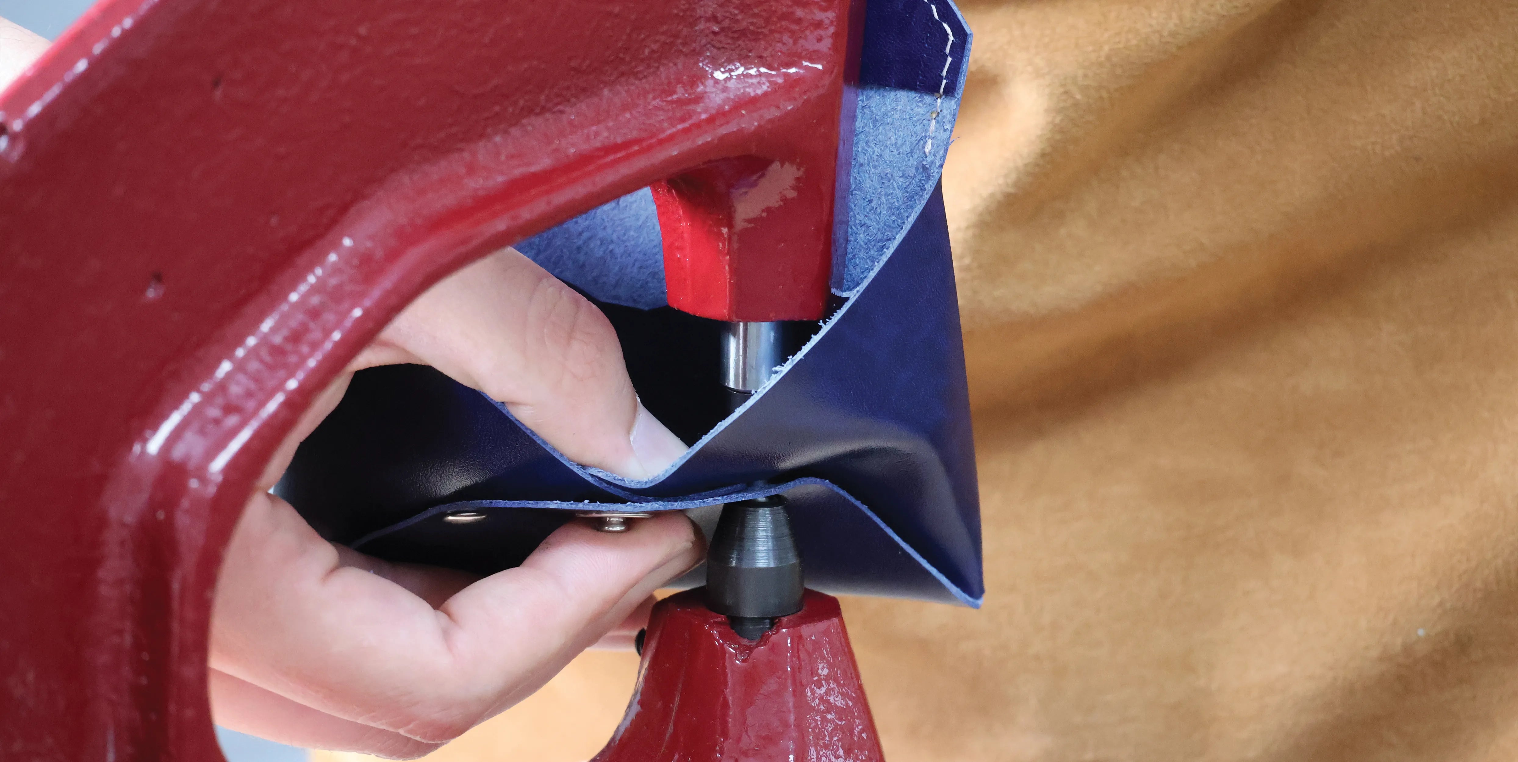 Attach the rivets