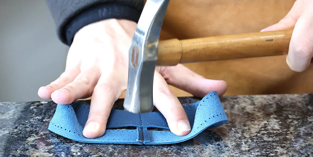 Tap the seams with a hammer