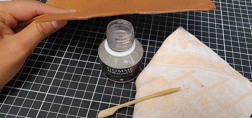 DIY petite pochette cuir