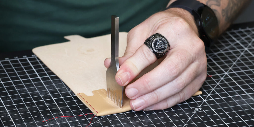 coudre un étui en cuir