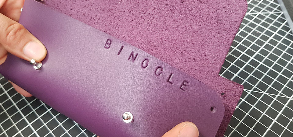 DIY étui lunette cuir