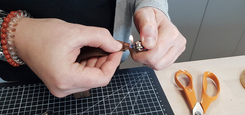 Nähfaden verbrennen