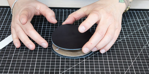 DIY sous verres en cuir