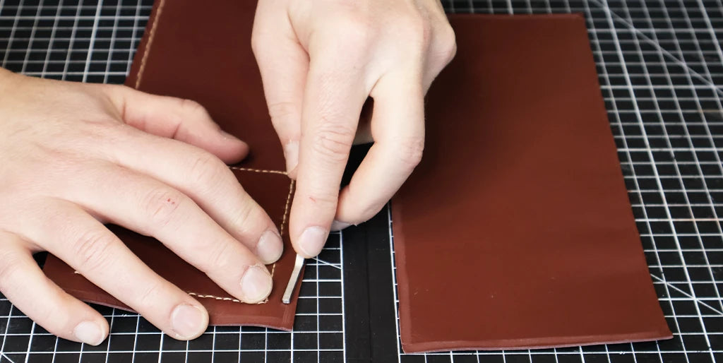 tuto portefeuille en cuir