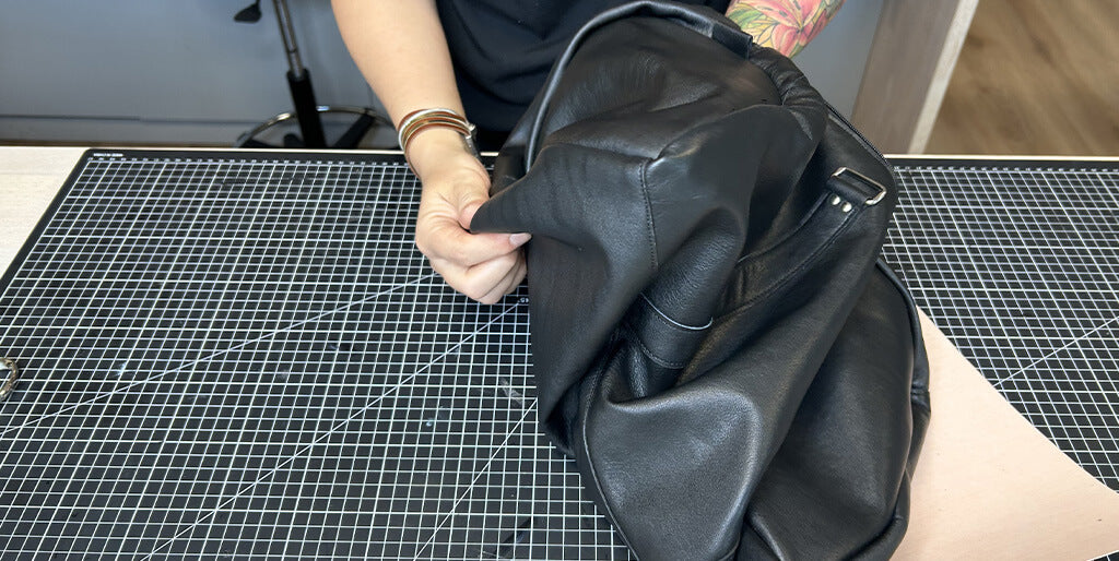 tuto sac de voyage cuir