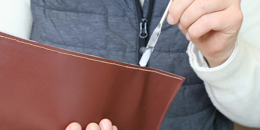 tuto portefeuille en cuir