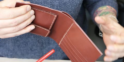 tuto portefeuille en cuir