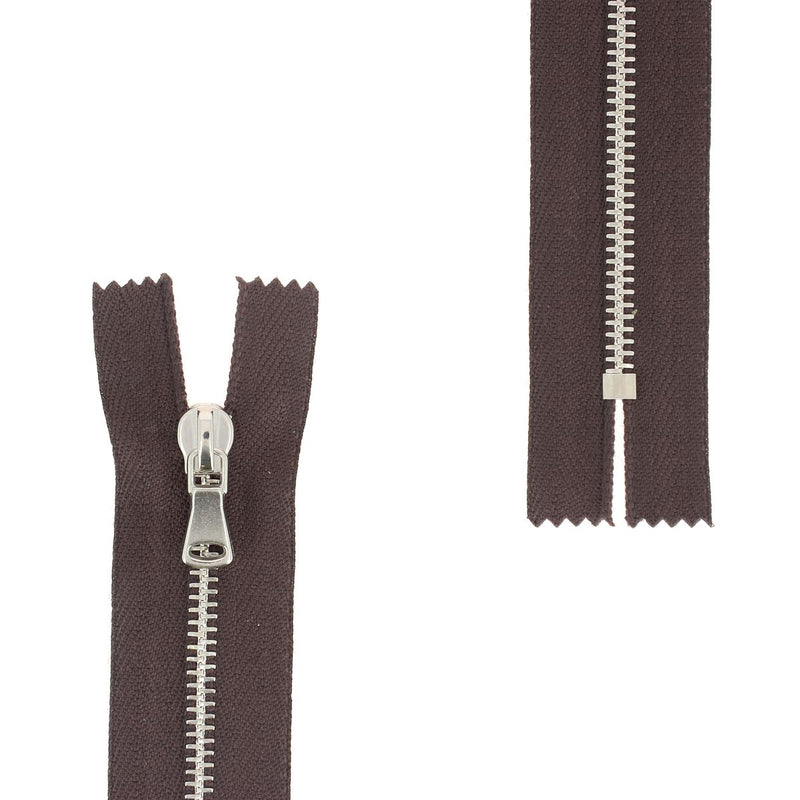 METAL zipper 4mm - SUPRA - Nickel plated