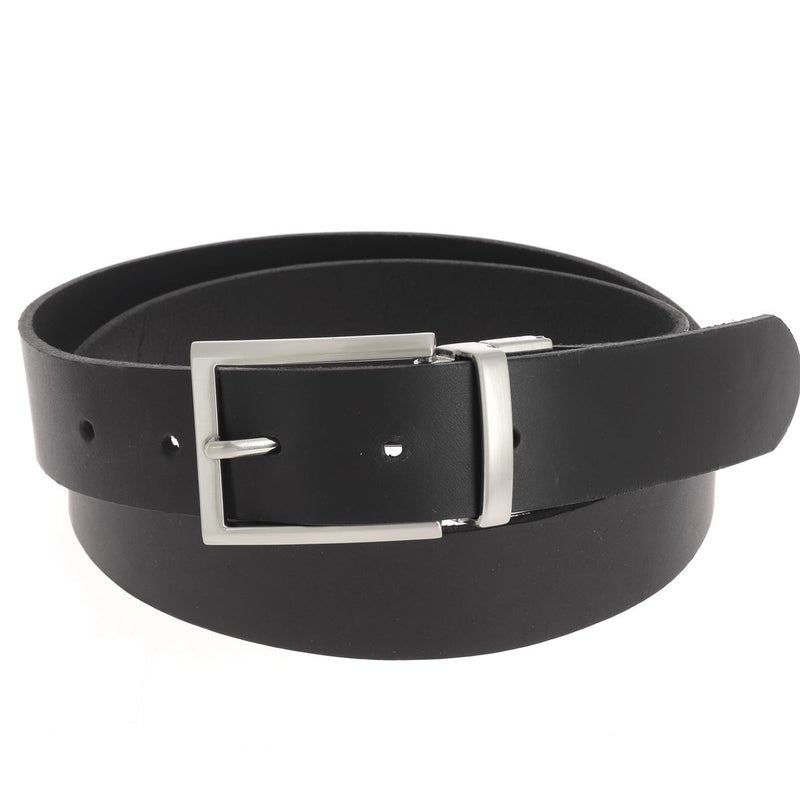 Boucle à griffe réversible XEN pour ceinture en cuir de 3,5 cm- NICKELÉ SATINÉ