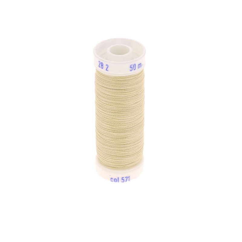 Spool of polyester cotton thread special for leather goods - 28/2 - 0.38mm Bis 571 