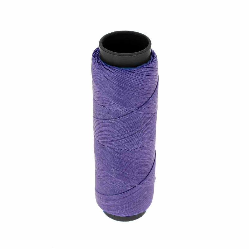 Bobine de 100m de fil polyester tressé et ciré - Diam 0,6mm - PARME