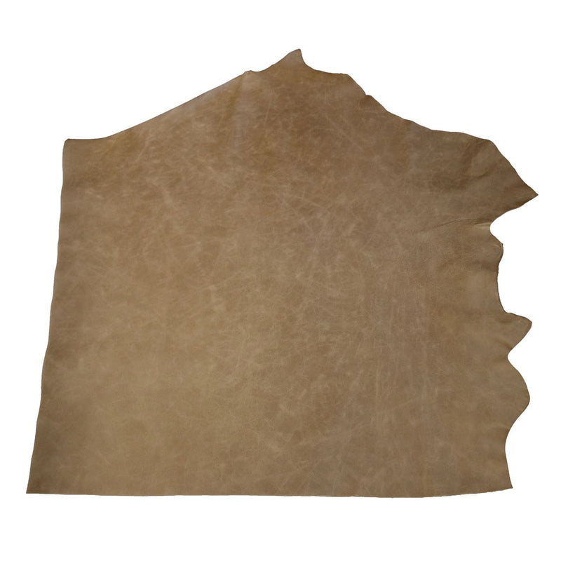 Peau de cuir de vachette ameublement CLUB - BEIGE KRAFT