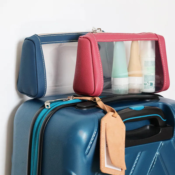 DIY transparent toiletry bag