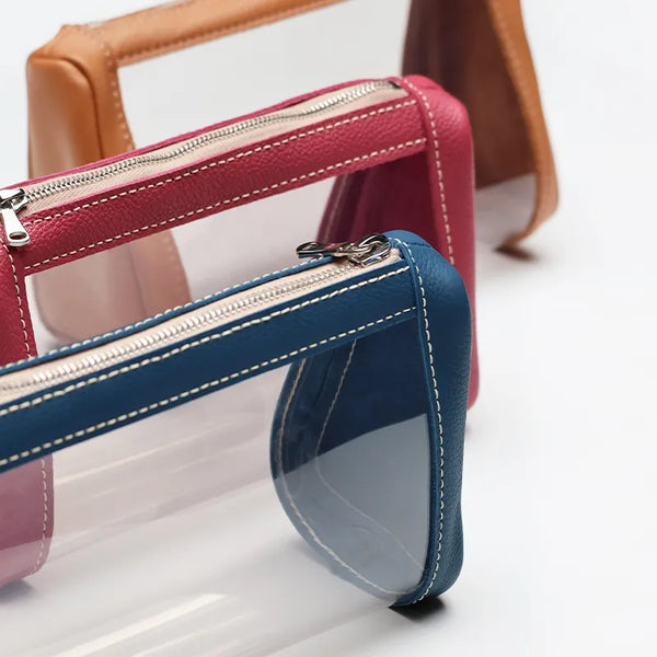 DIY transparent toiletry bag
