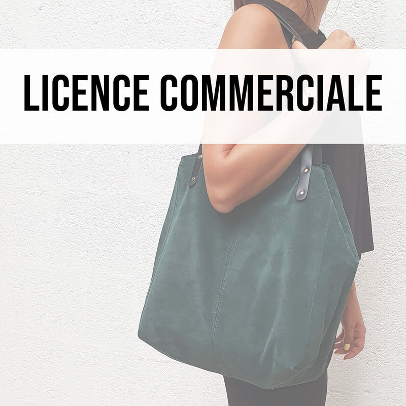 Patron licence commerciale sac cabas