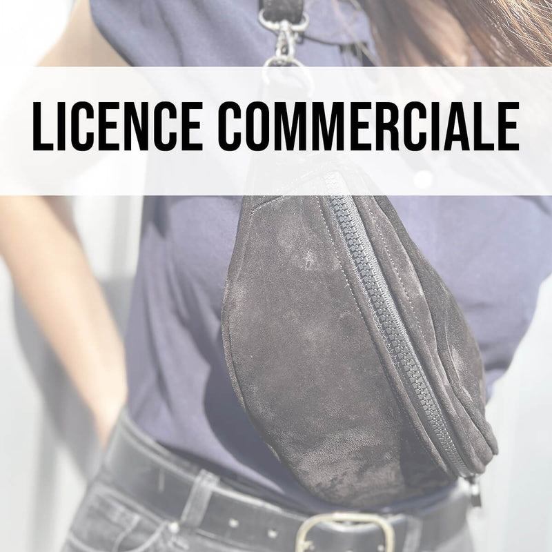 Patron licence commerciale sac banane