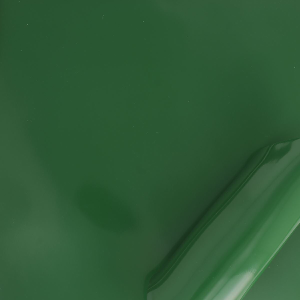 Piece of patent split leather - GREEN M26 | Leather Deco