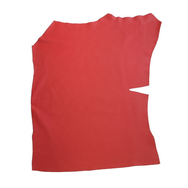 Peau de cuir de vachette grainé - ROUGE M27