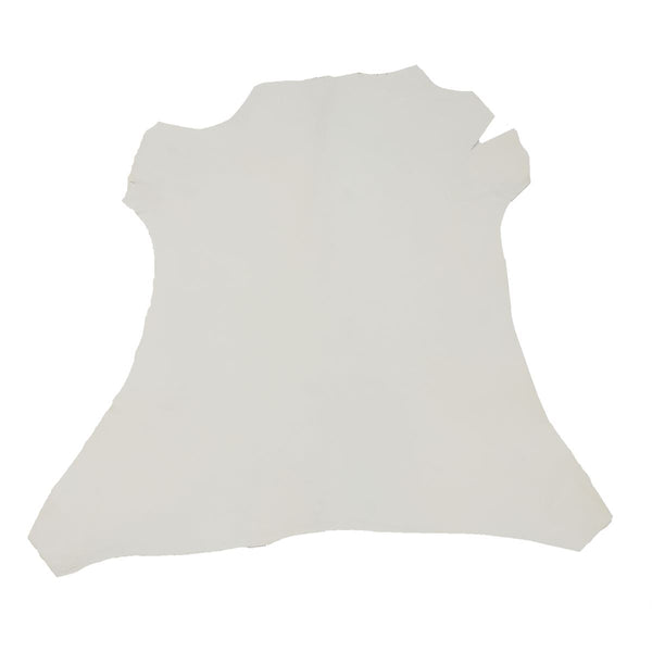 Peau de cuir de chèvre grainé - BLANC CASSÉ MAT O52