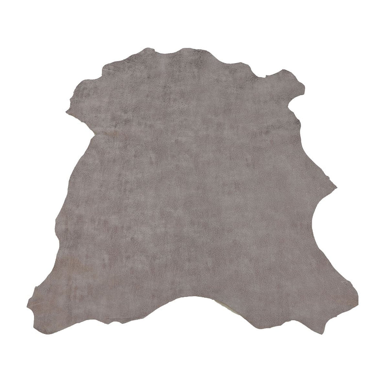 Peau de cuir de chèvre embossage florale - GRIS ARGENTÉ O59