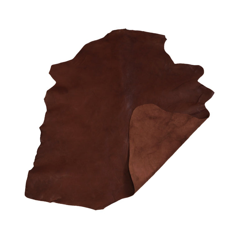 Peau de cuir de chèvre nappa - MARRON VIEILLI P02