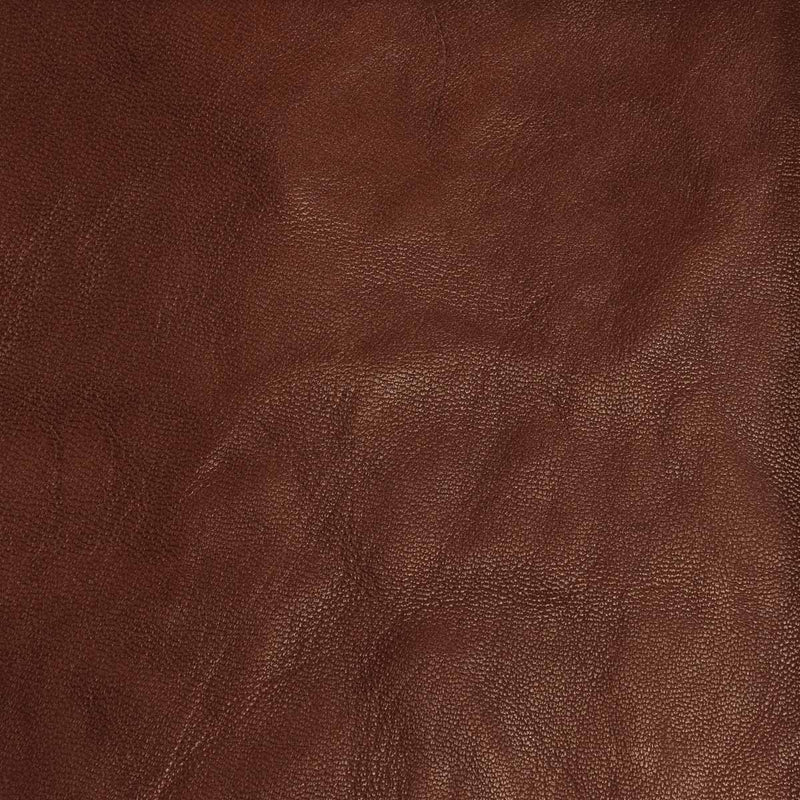 Peau de cuir de chèvre nappa - MARRON VIEILLI P02